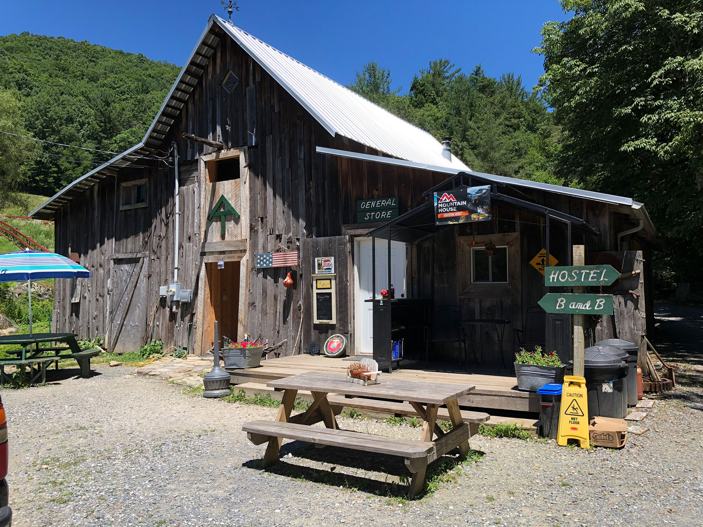 A hostel near the Appalachian Trail